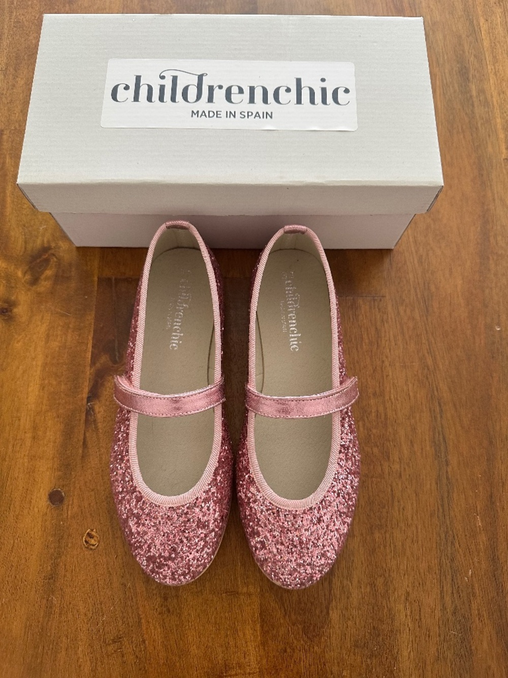 Childrenchic Stella Rose Glitter Mary Janes